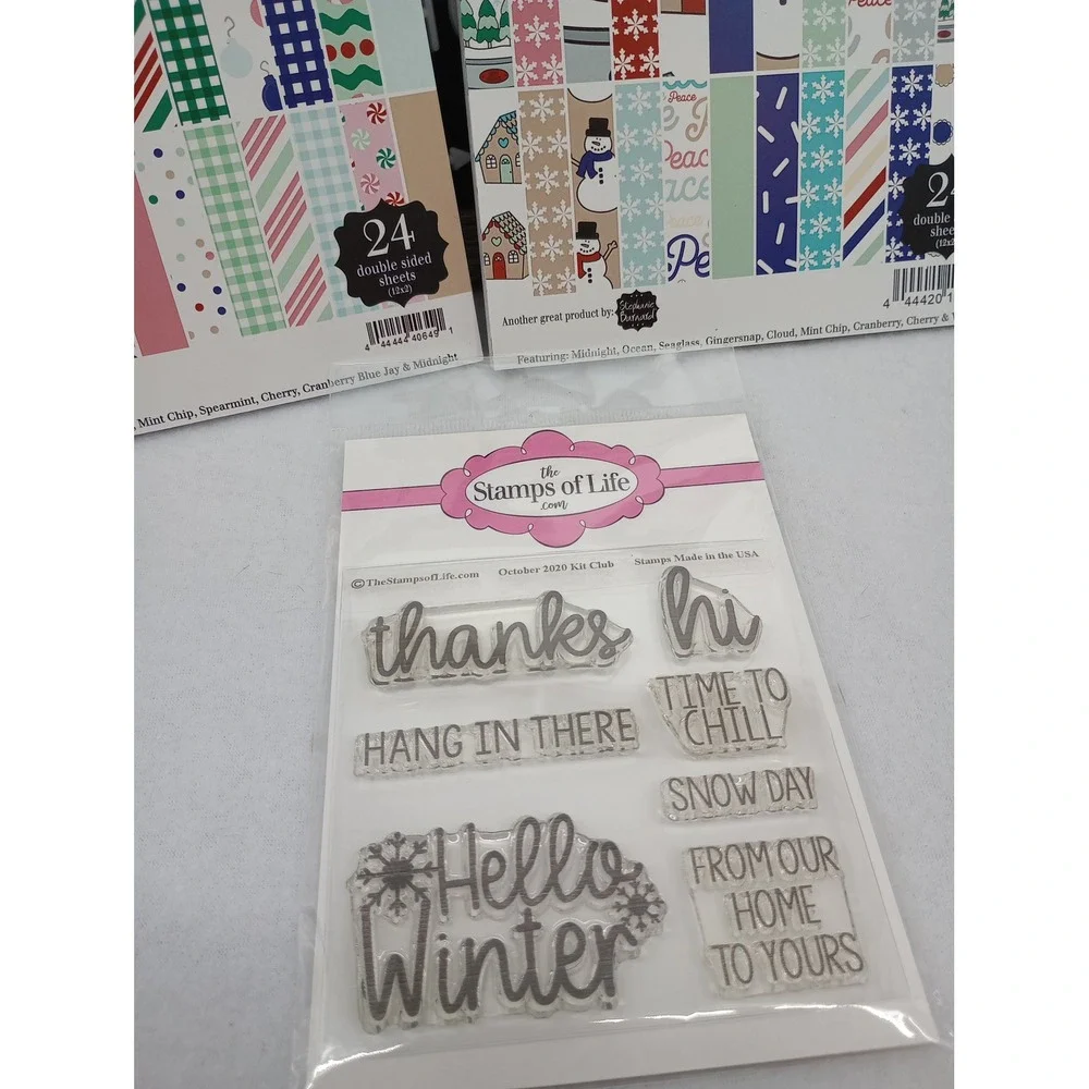 The Stamps of Life Paper Pad & Stamps October 2020 Joyful Peace Collection